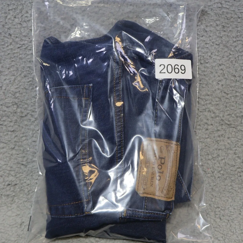 Polo Ralph Lauren Sullivan Slim Jeans Mens 34x34 Dark Wash Indigo‎ Denim Pants